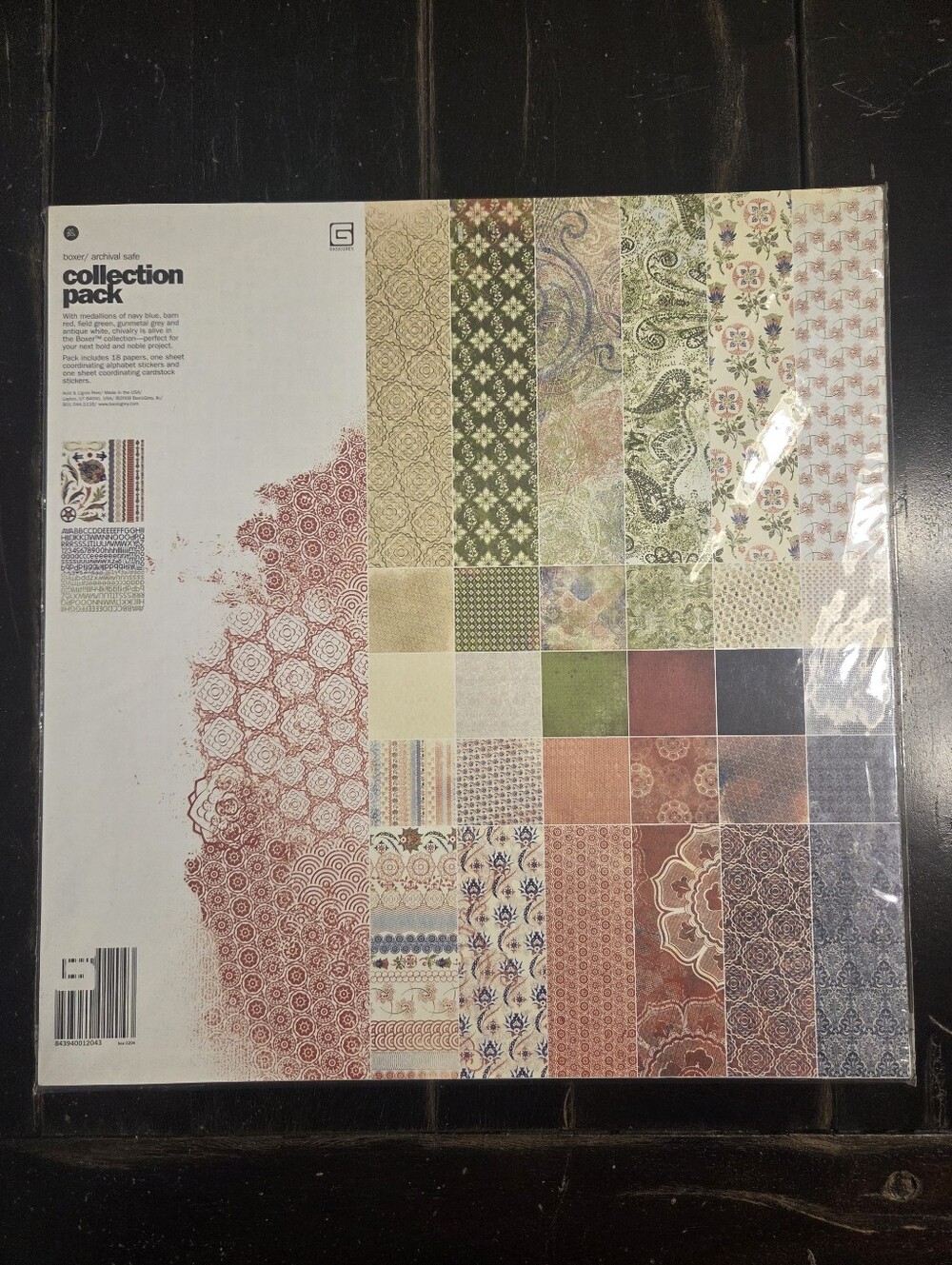 Basic Grey BOXER 12 x 12 Collection Pack *RETIRED* Hard to find!